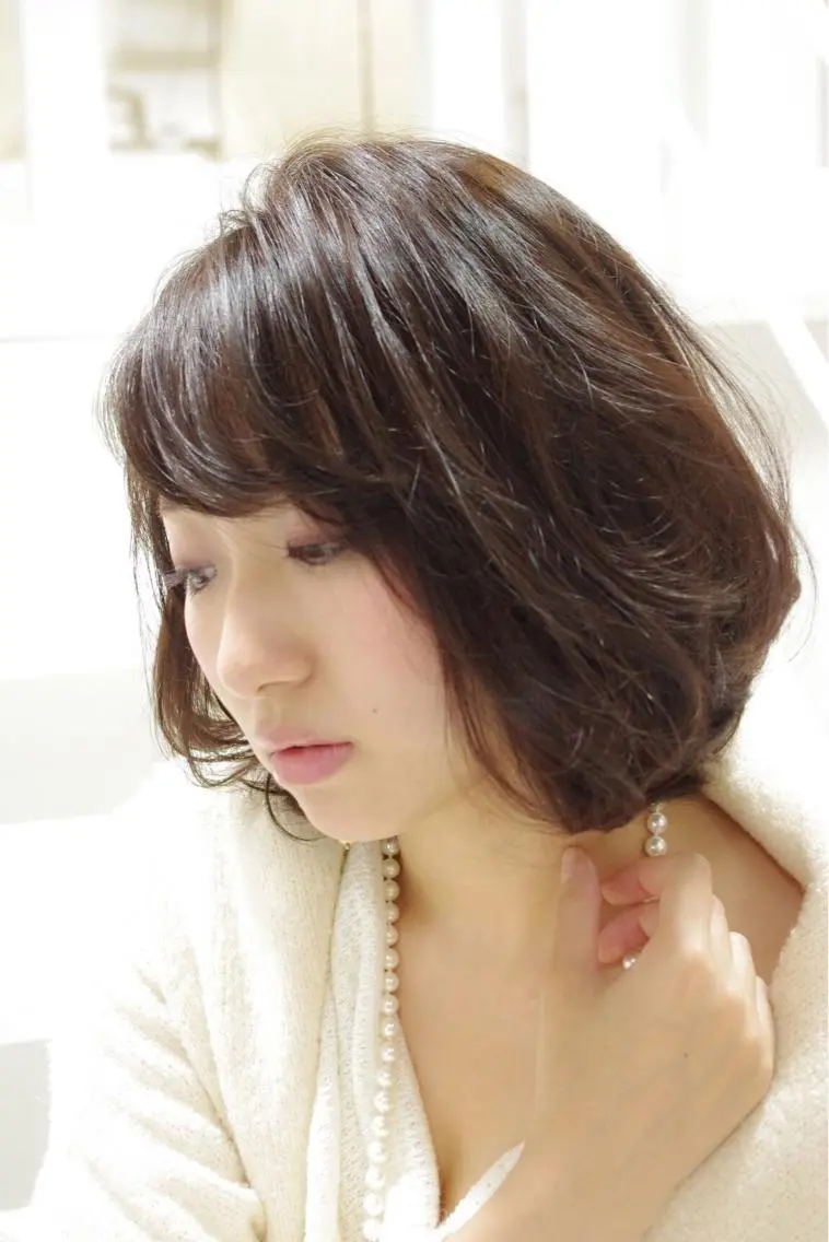 ショート ミディアム カラー 松田 光雄のヘアスタイル