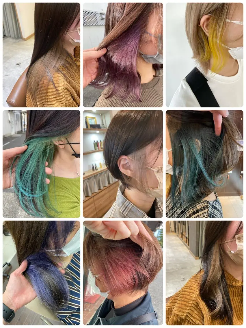 ショート カラー インナーカラー カット ヘアカラー 髙橋 怜司のヘアスタイル