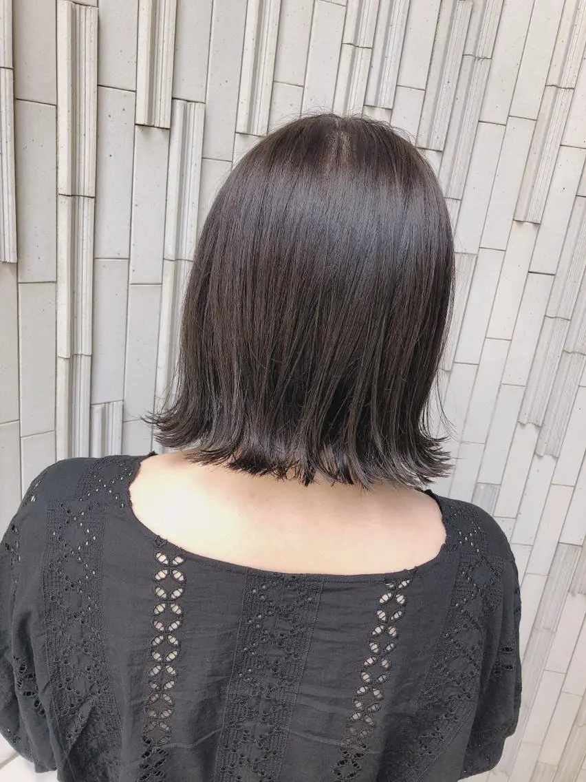ショート カラー グレージュ ボブ ヘアカラー トリートメント 🍊新宿南口🍊 ERINAのヘアスタイル