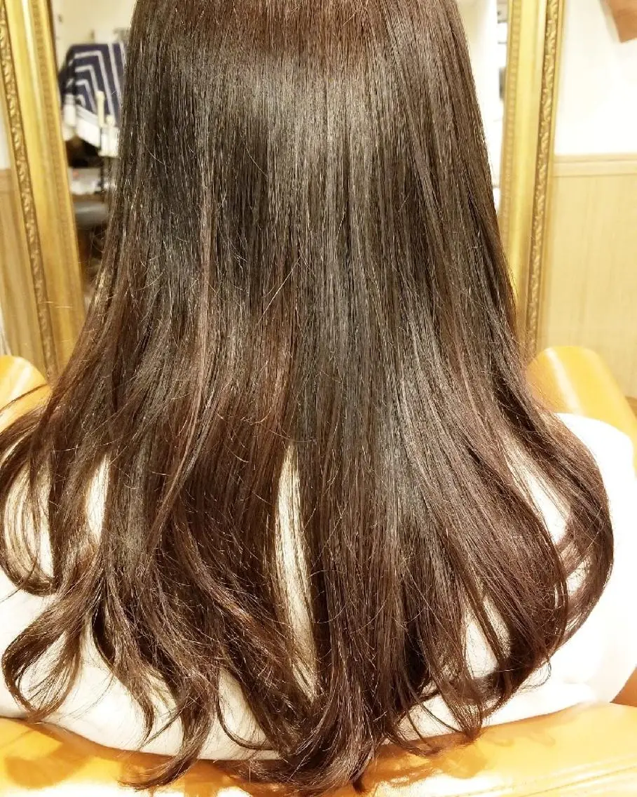 ロング カラー アディクシーカラー バレイヤージュ イルミナカラー 外国人風カラー レイヤーカット spa hair ark 富井直美のヘアスタイル