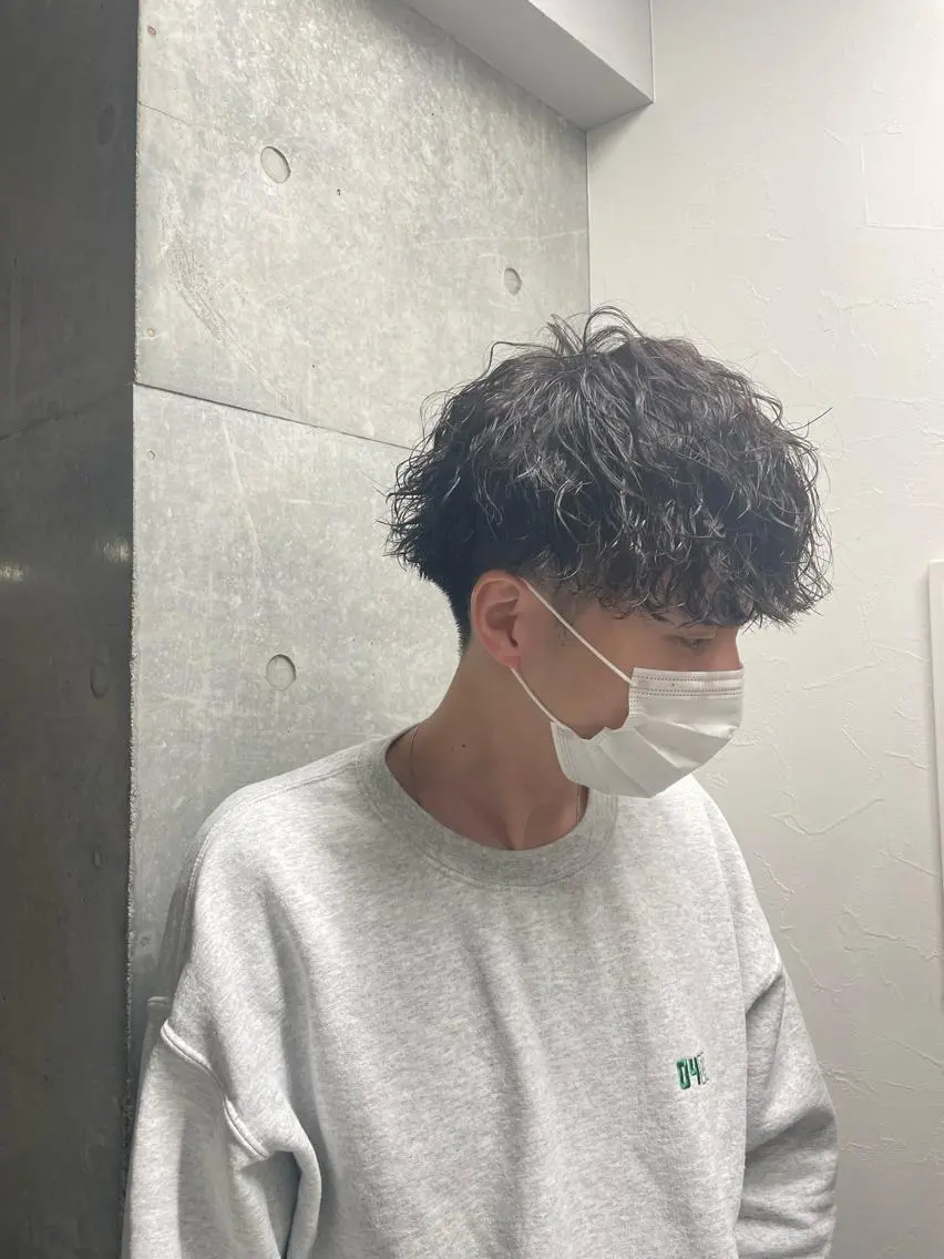パーマ メンズ メンズモテパーマ💙 fuwaのヘアスタイル