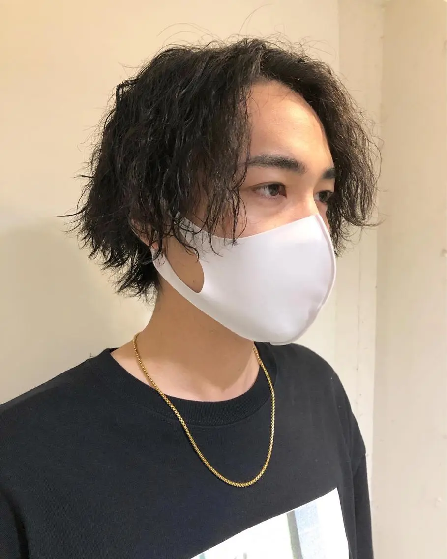 パーマ ヘアアレンジ メンズ カット パーマ トリートメント ヘアセット メンズ特化✂️栗原 侑也のヘアスタイル