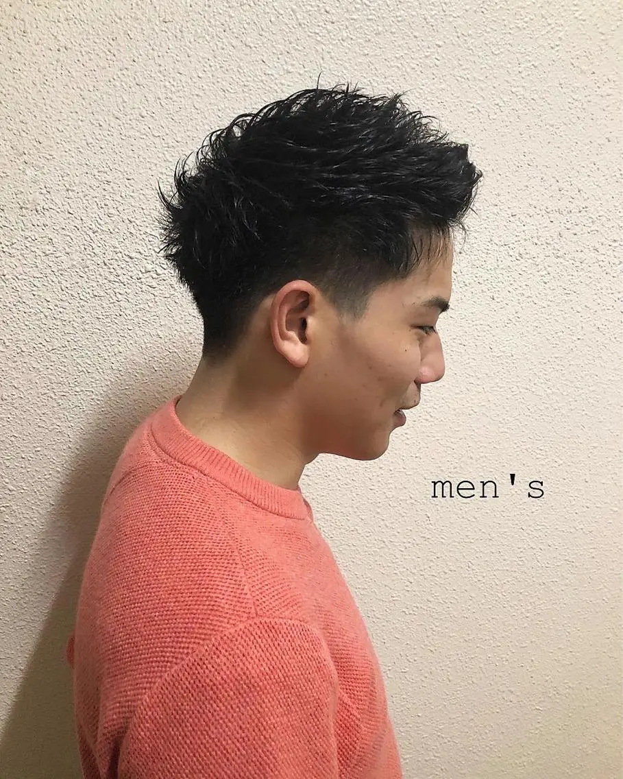 メンズ カット ヘアカラー パーマ ツキノキ ミナのヘアスタイル
