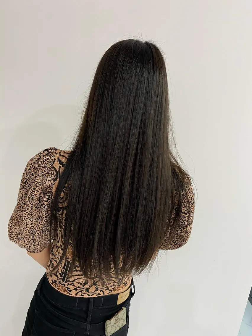 ロング カット 縮毛矯正 小谷野 真優のヘアスタイル