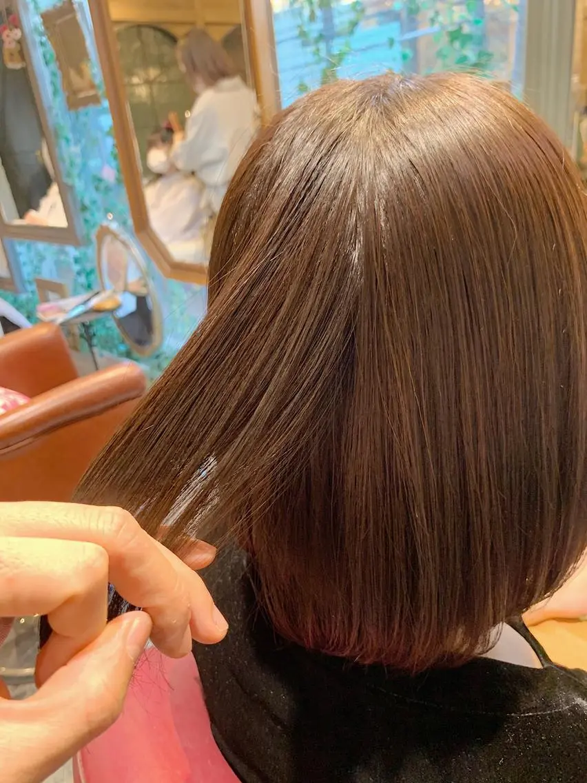 ショート カラー ベージュカラー ミント ミントベージュ カット トリートメント ハイライト/レイヤー 木下翔太のヘアスタイル