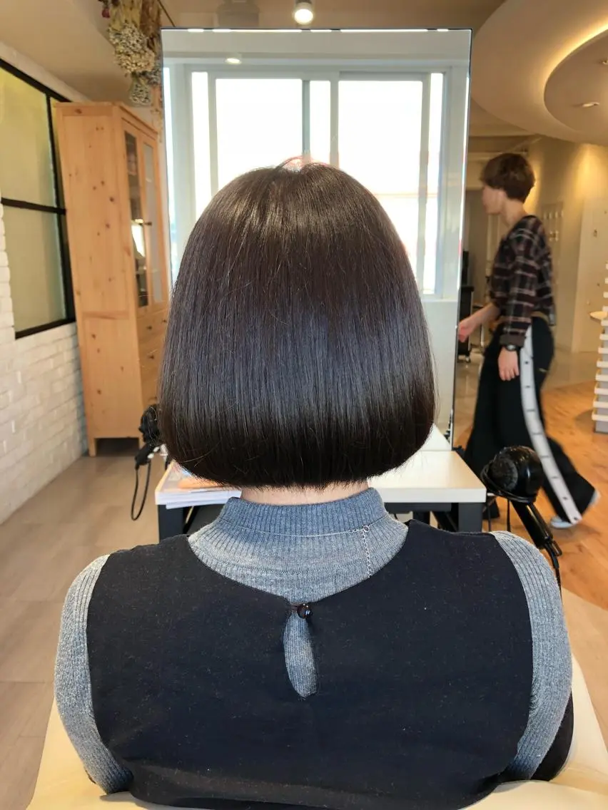 ショート カラー ショートボブ ボブ ショートヘア 金子 富士のヘアスタイル