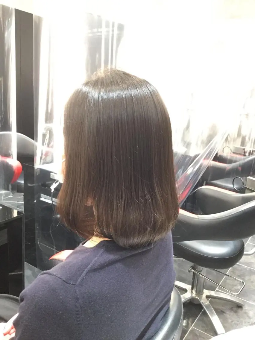 ミディアム Annon プライベートサロンのヘアスタイル