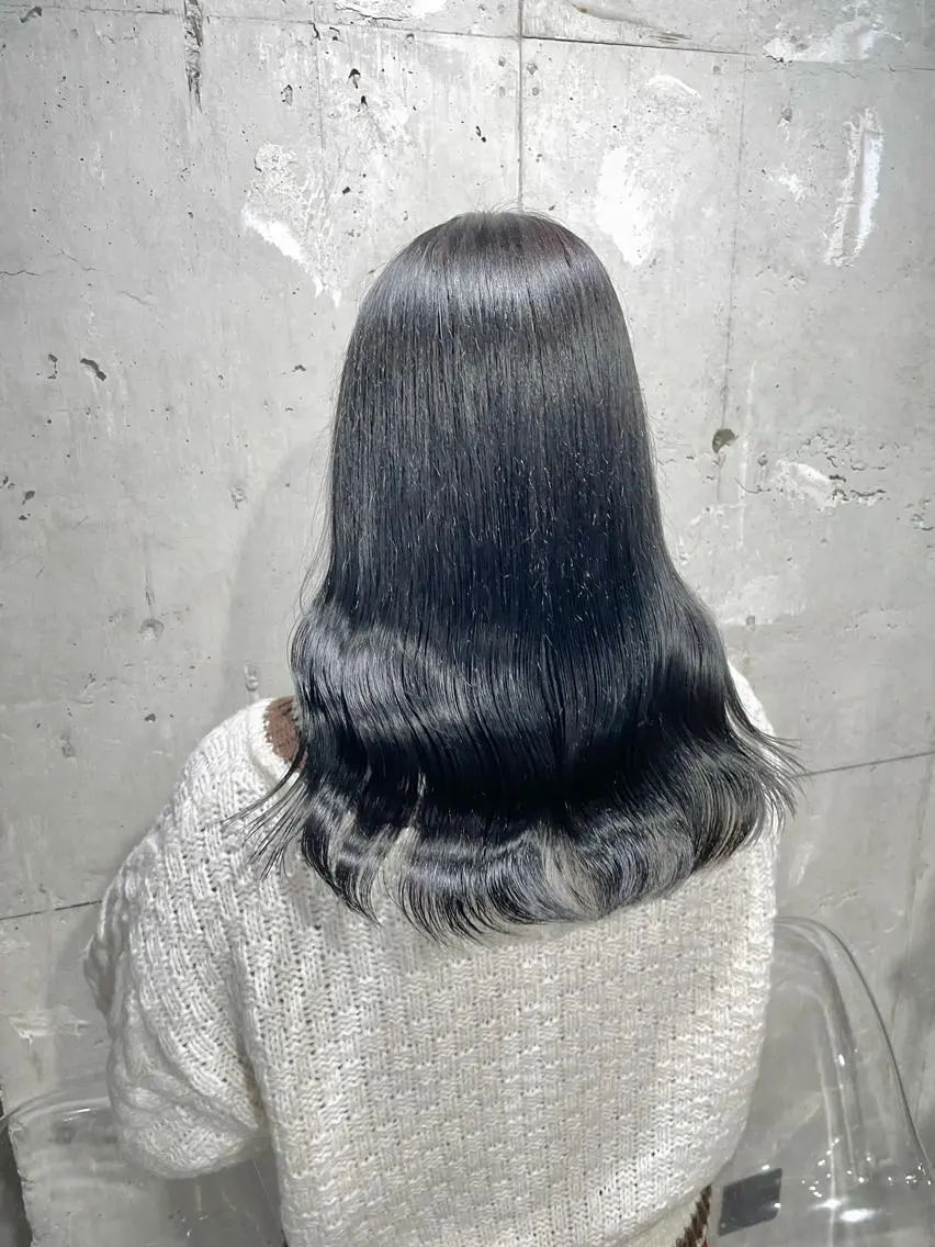 ロング カラー ヘアカラー ヘッドスパ ヘアセット ベージュカラー💖 やすひろのヘアスタイル