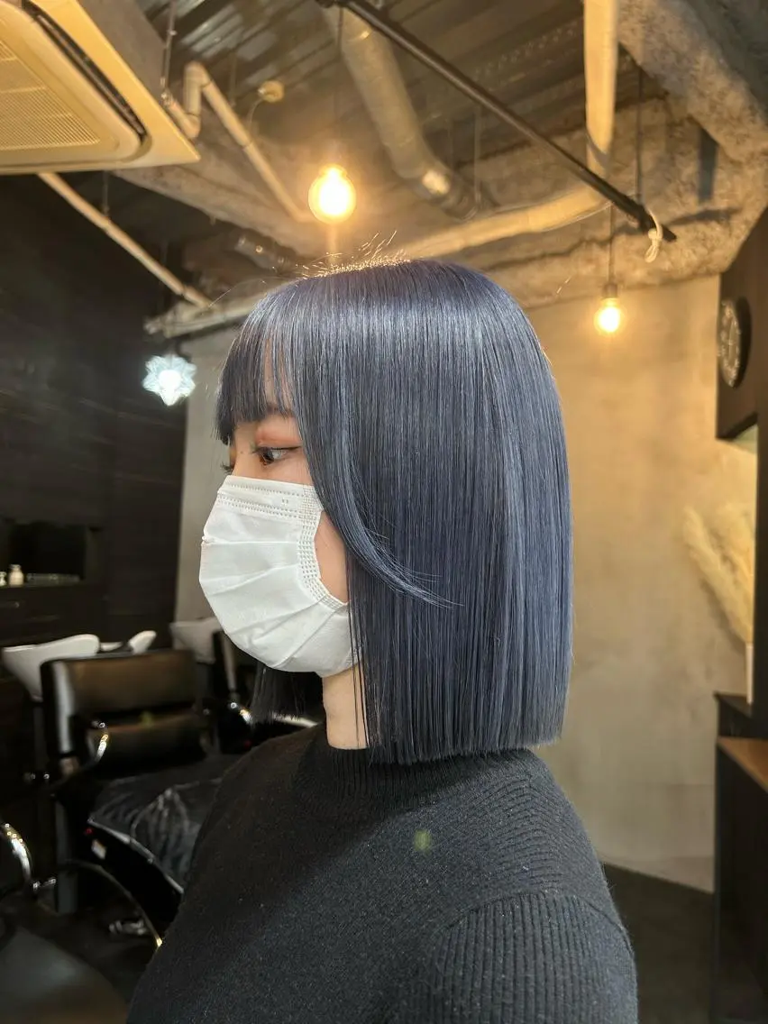 ショート カラー ボブ ヘアカラー トリートメント 韓国/ハイトーン/ ボブ🎀MIKU🎀のヘアスタイル