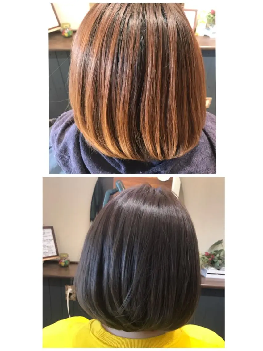 ミディアム カラー Ray hair 春日部のヘアスタイル