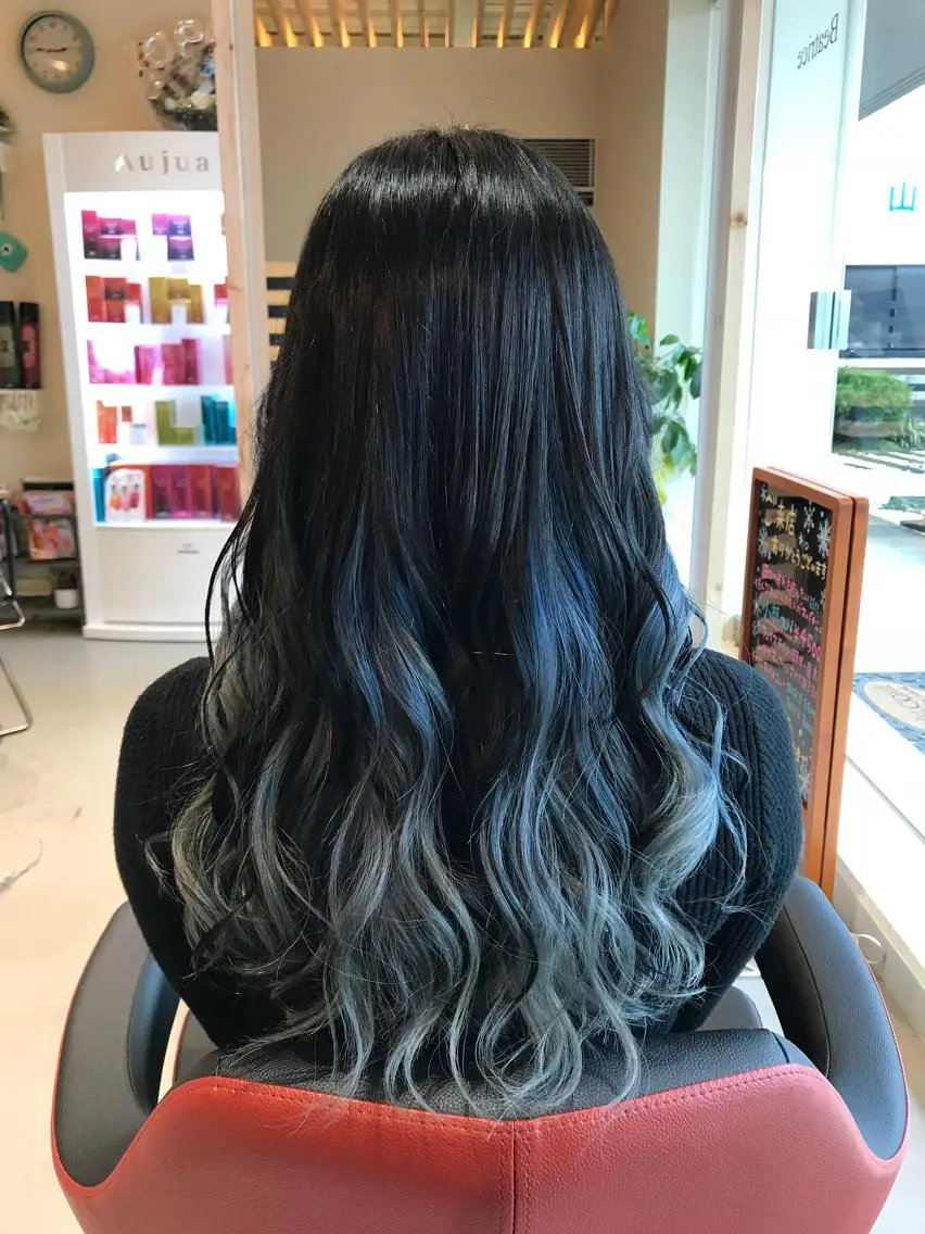 ロング カラー 関口 友行のヘアスタイル