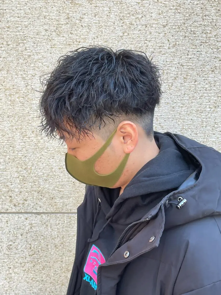 パーマ メンズ 渋谷/フェード/ 國分 翔のヘアスタイル