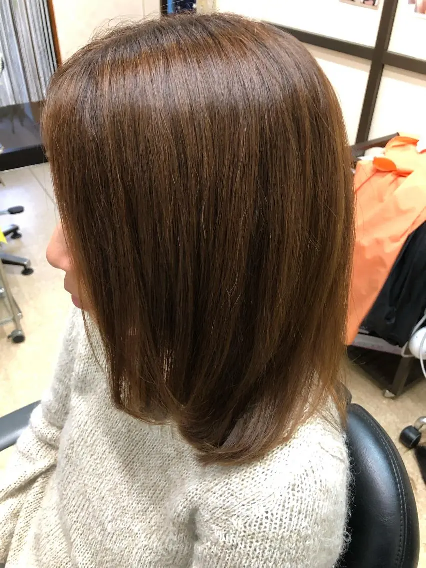 セミロング 石塚 浩のヘアスタイル