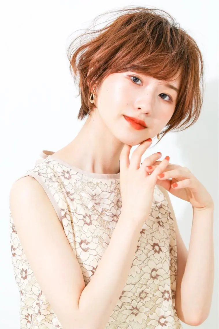 ショート ショートヘア レイヤー⭐️カラー ⭐️平川雅史のヘアスタイル