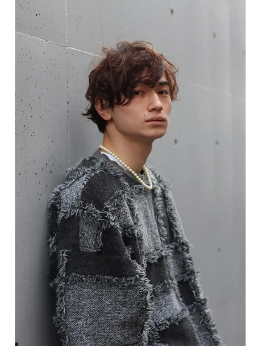 ショート カラー メンズ 浅岡 昭汰のヘアスタイル