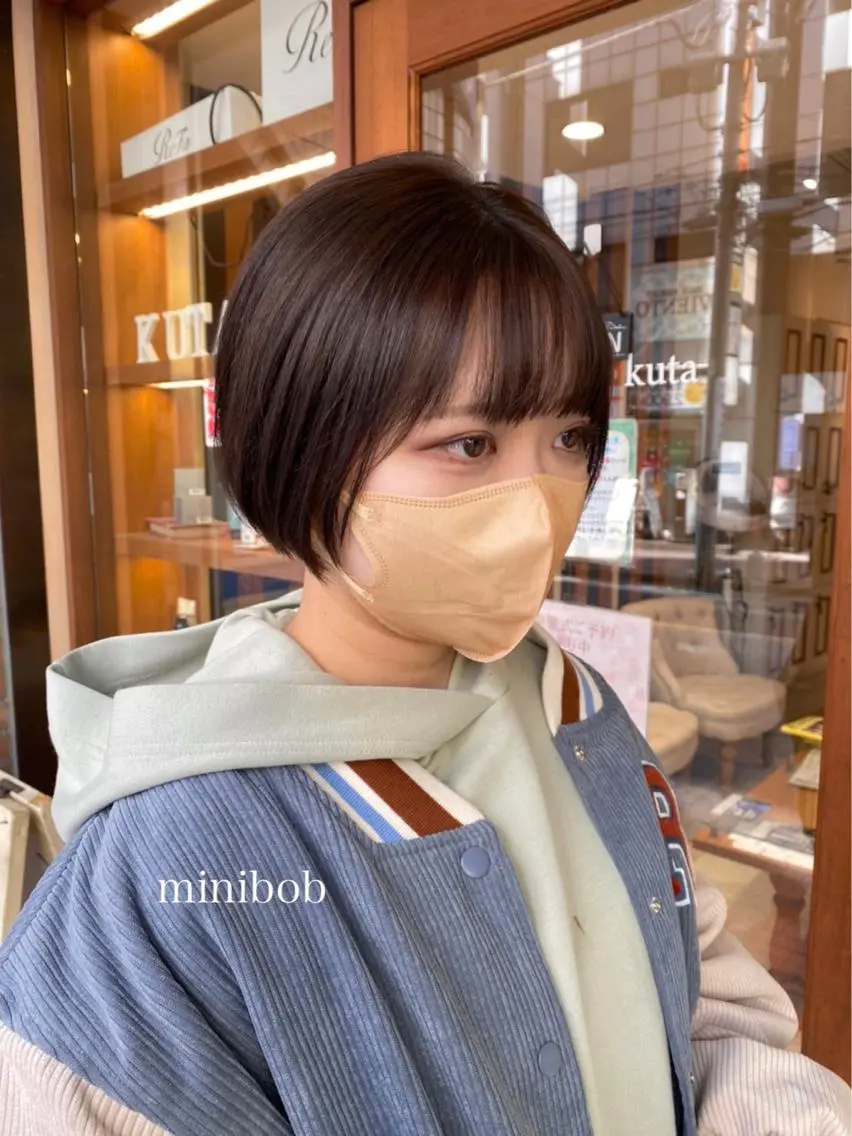 ミディアム ボブ 清水 ちひろ ✄トップスタイリストのヘアスタイル