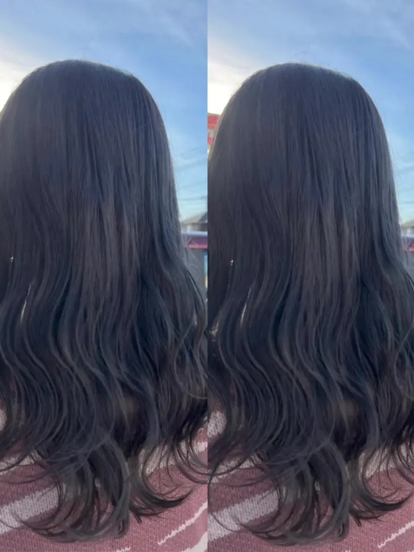 セミロング カラー カット ヘアカラー トリートメント TELA HAIRのヘアスタイル