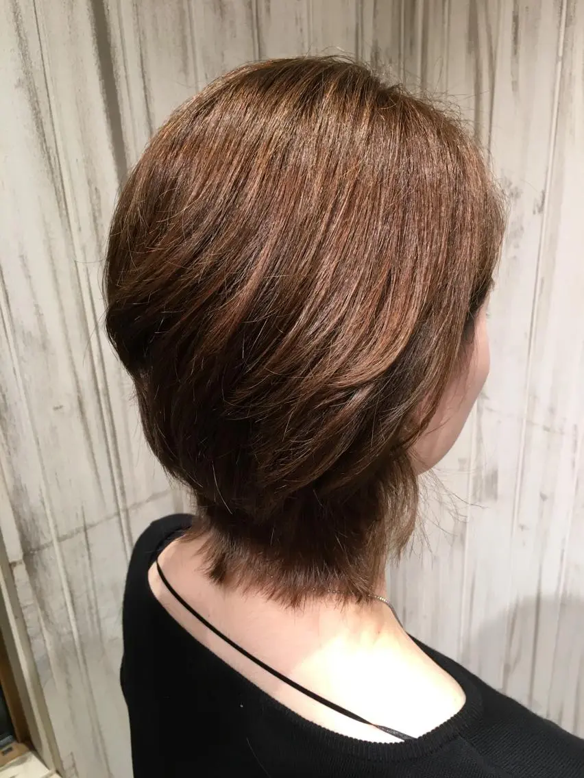 ショート カラー 永井大樹✨ 透明感カラー✨のヘアスタイル