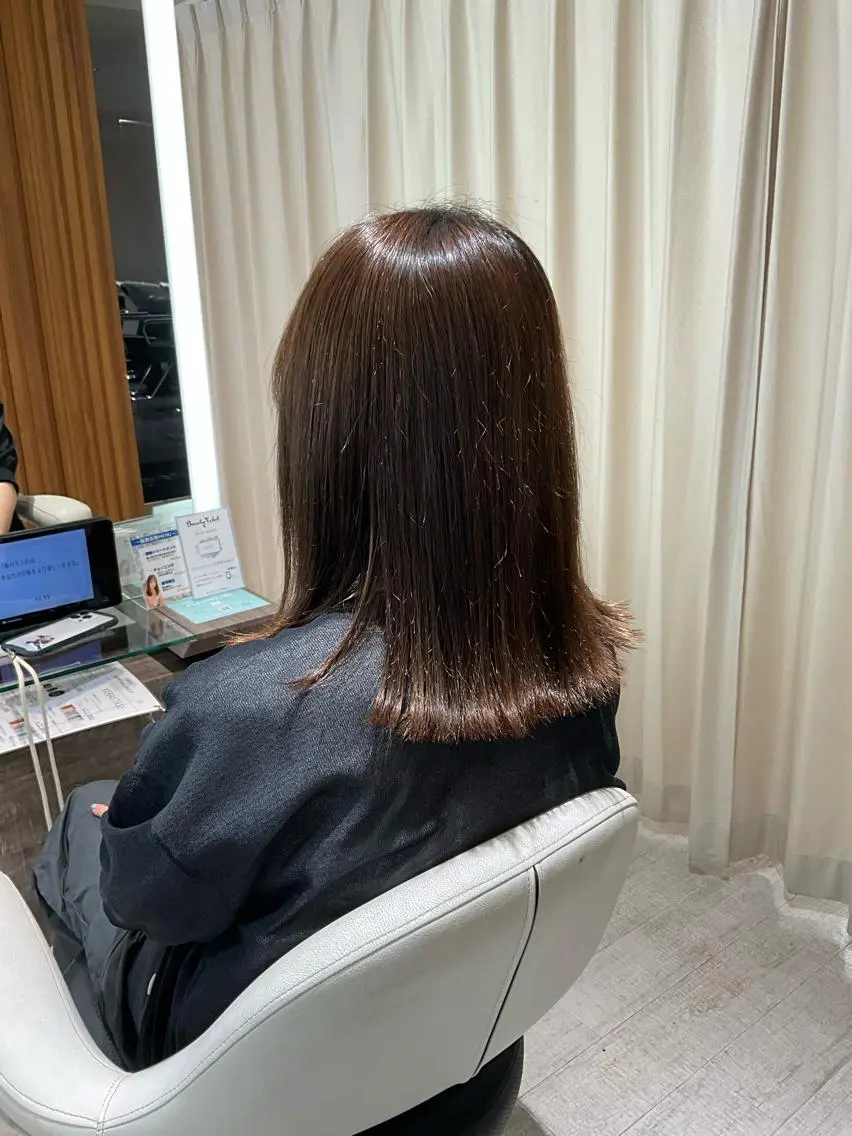 ミディアム カット パーマ 佐野 太河のヘアスタイル