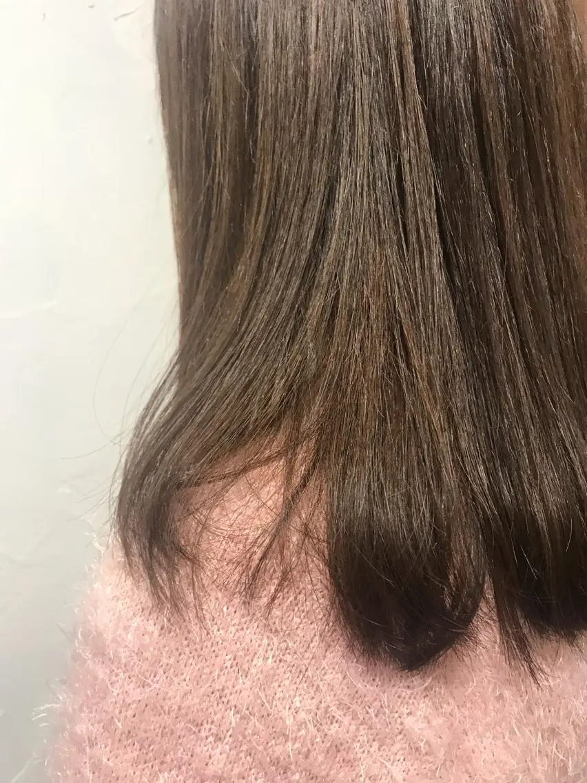 セミロング トリートメント 【Uneユヌ】菊地 春那のヘアスタイル