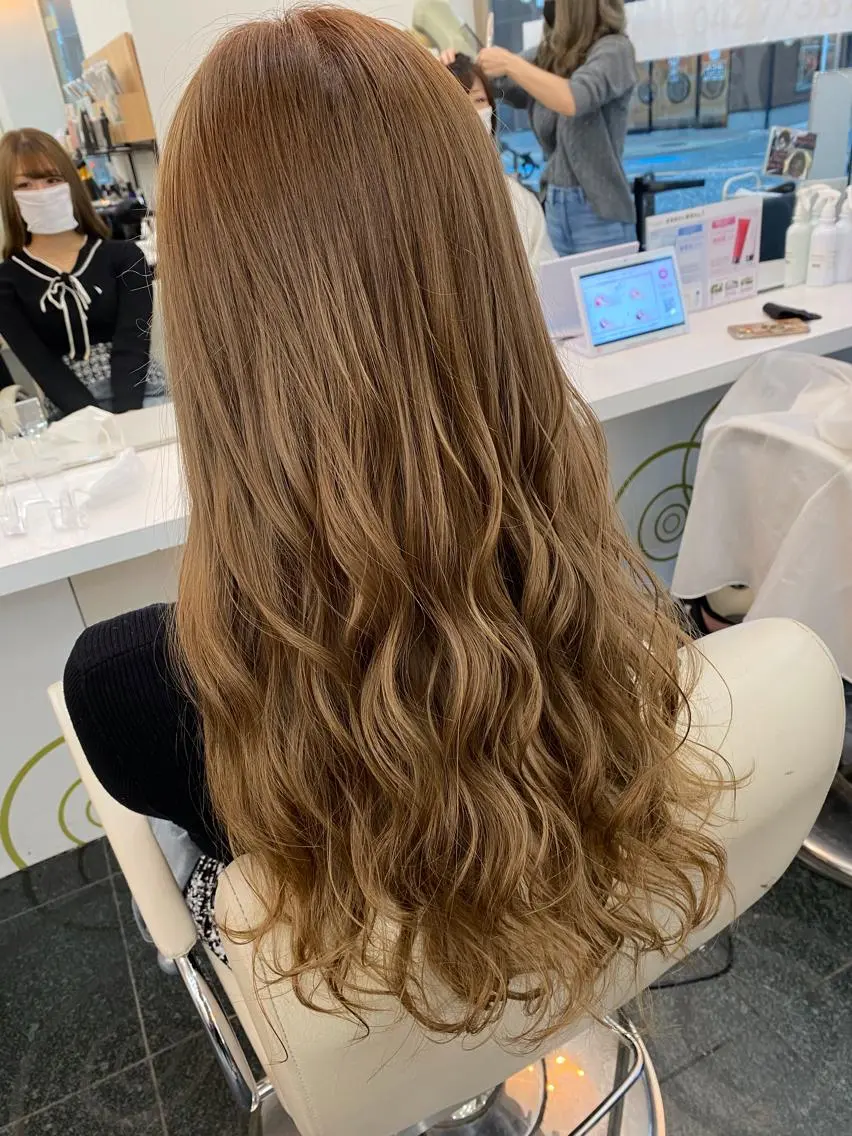 カラー ヘアカラー トリートメント ヘアセット Lapis❤️‍🔥 HAZUKIのヘアスタイル