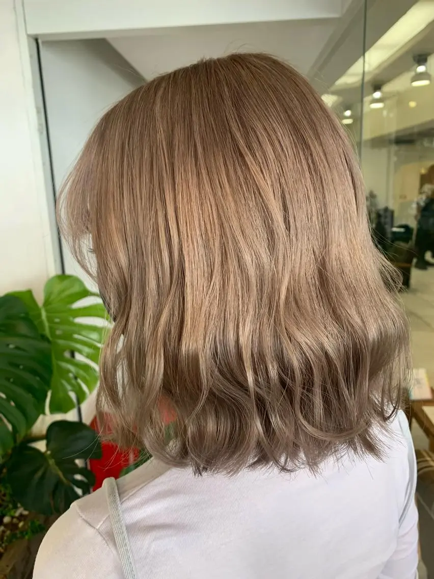 ミディアム ヘアカラー トリートメント ヘアセット 【女性担当】 kanaのヘアスタイル