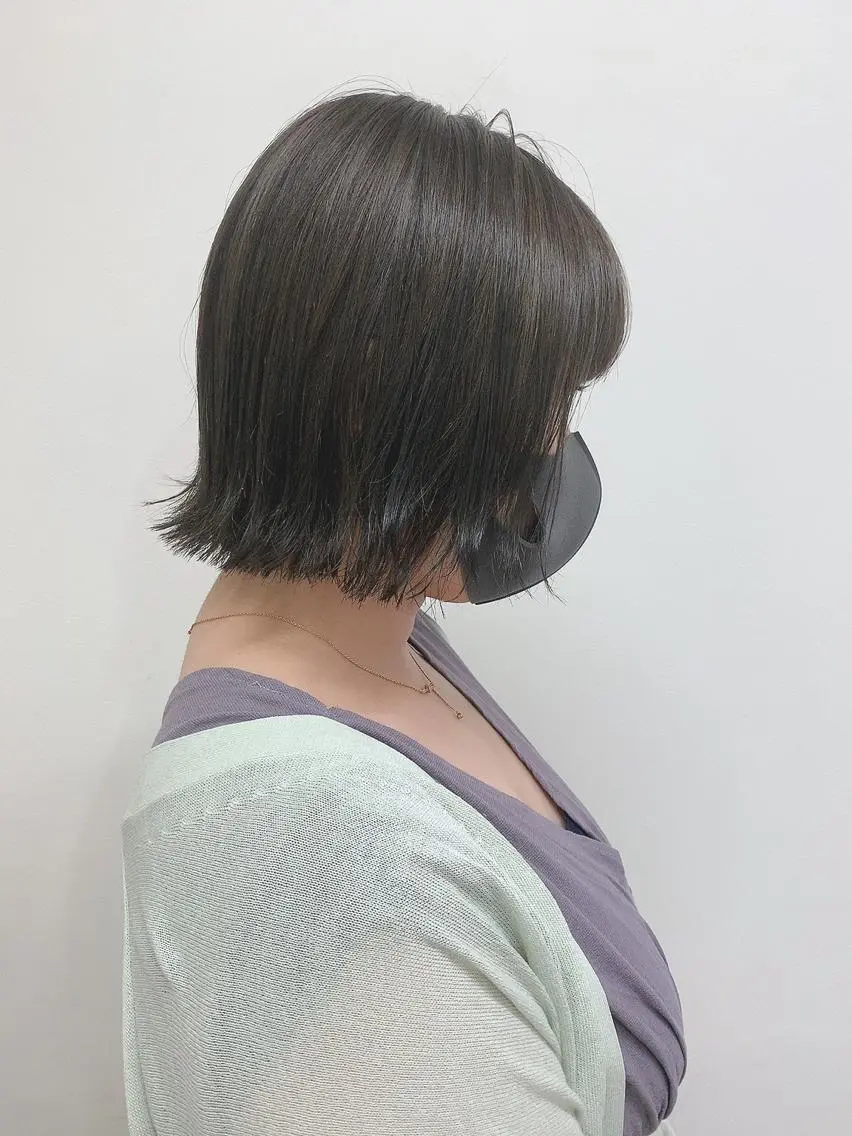 ショート カラー ブリーチなし透明感 🍀梅田・増田のヘアスタイル