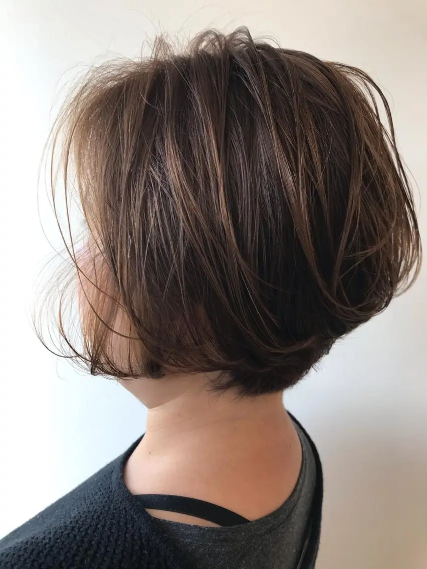 ショート カラー カット ヘアカラー パーマ 縮毛矯正 トリートメント Lien 深井店のヘアスタイル