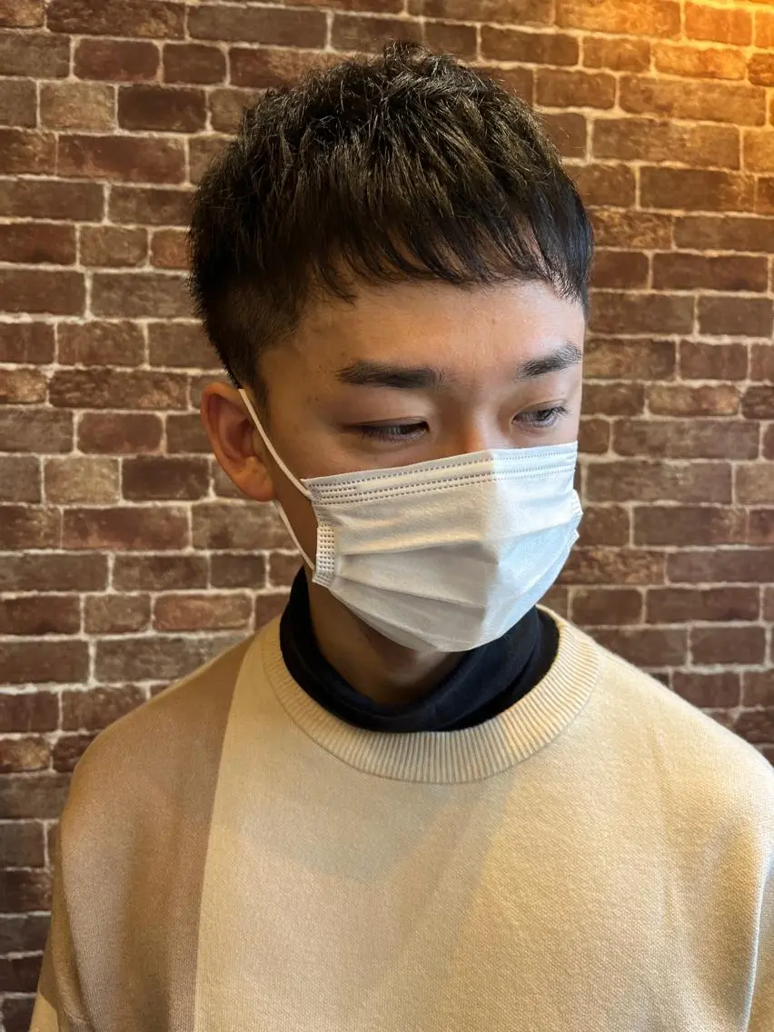 ショート カラー パーマ ヘアアレンジ メンズ キッズ ネイル マツエク・マツパ メンズブリーチ メンズハイライト メンズインナーカラー メンズ韓国風 ブリーチ 久木原 ゆりのヘアスタイル