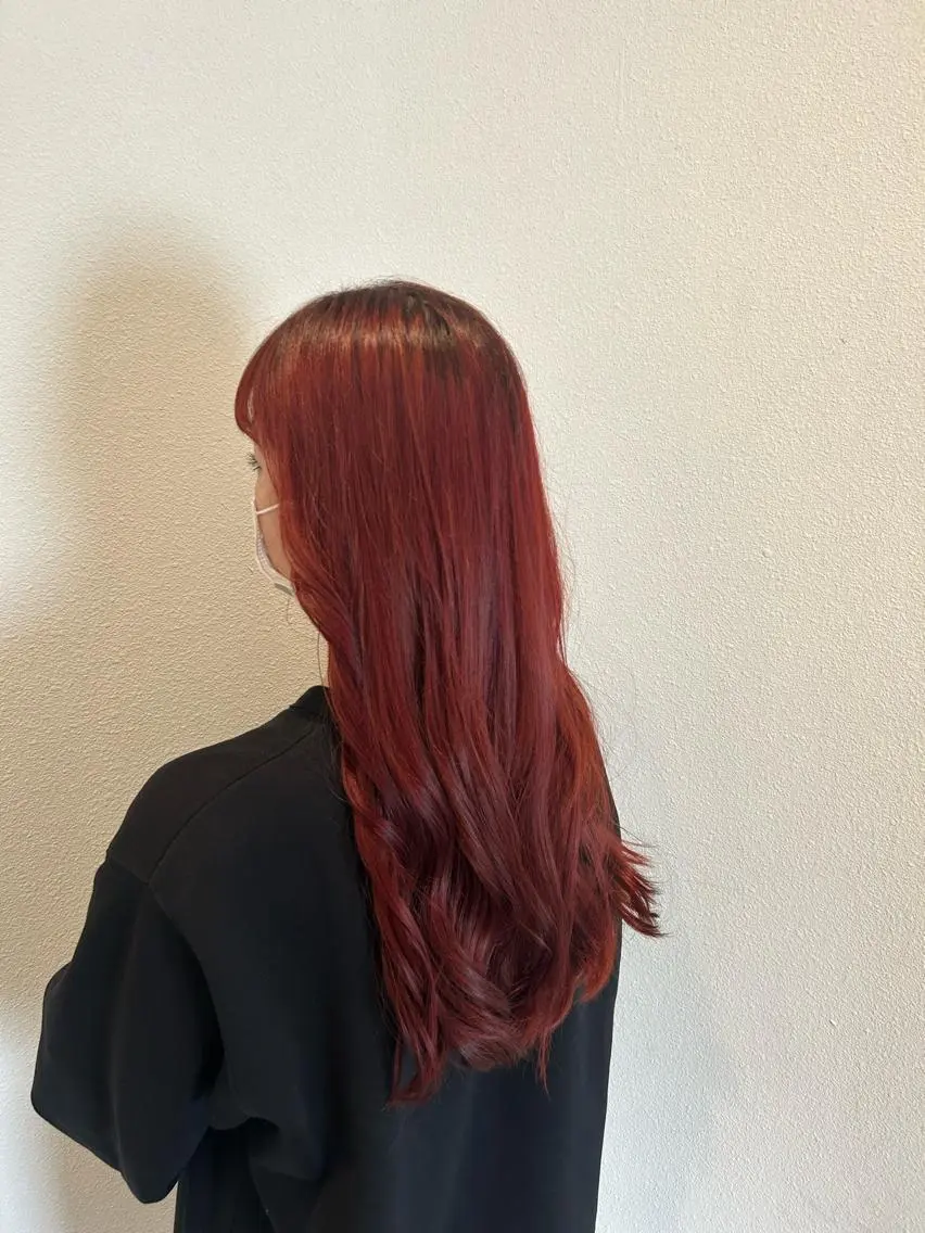 ロング カラー バレイヤージュ ブリーチ ケアブリーチ 透明感カラー デザインカラー 🔆韓国 norika🔆のヘアスタイル