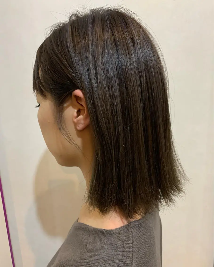 ミディアム カラー Sakairi Yunaのヘアスタイル