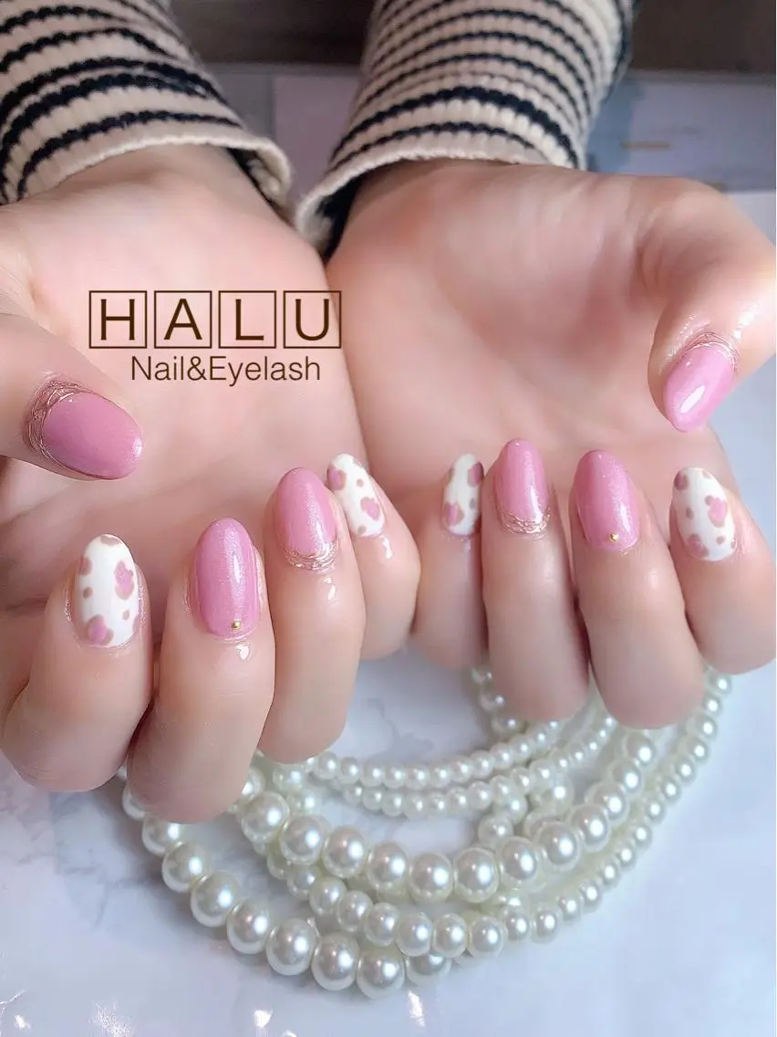 ネイル ピンク HALU ハルのネイルデザイン