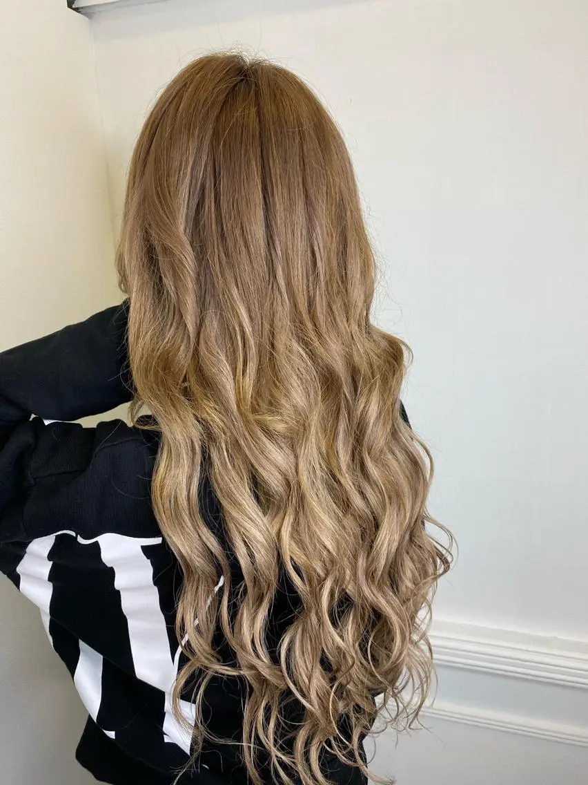 ロング カラー 🧡可愛い色落ち🧡 ハイトーン特化🧡のヘアスタイル