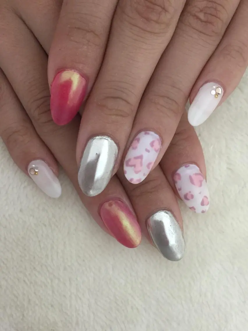 ネイル ミラーネイル MyurioNail みわこのネイルデザイン