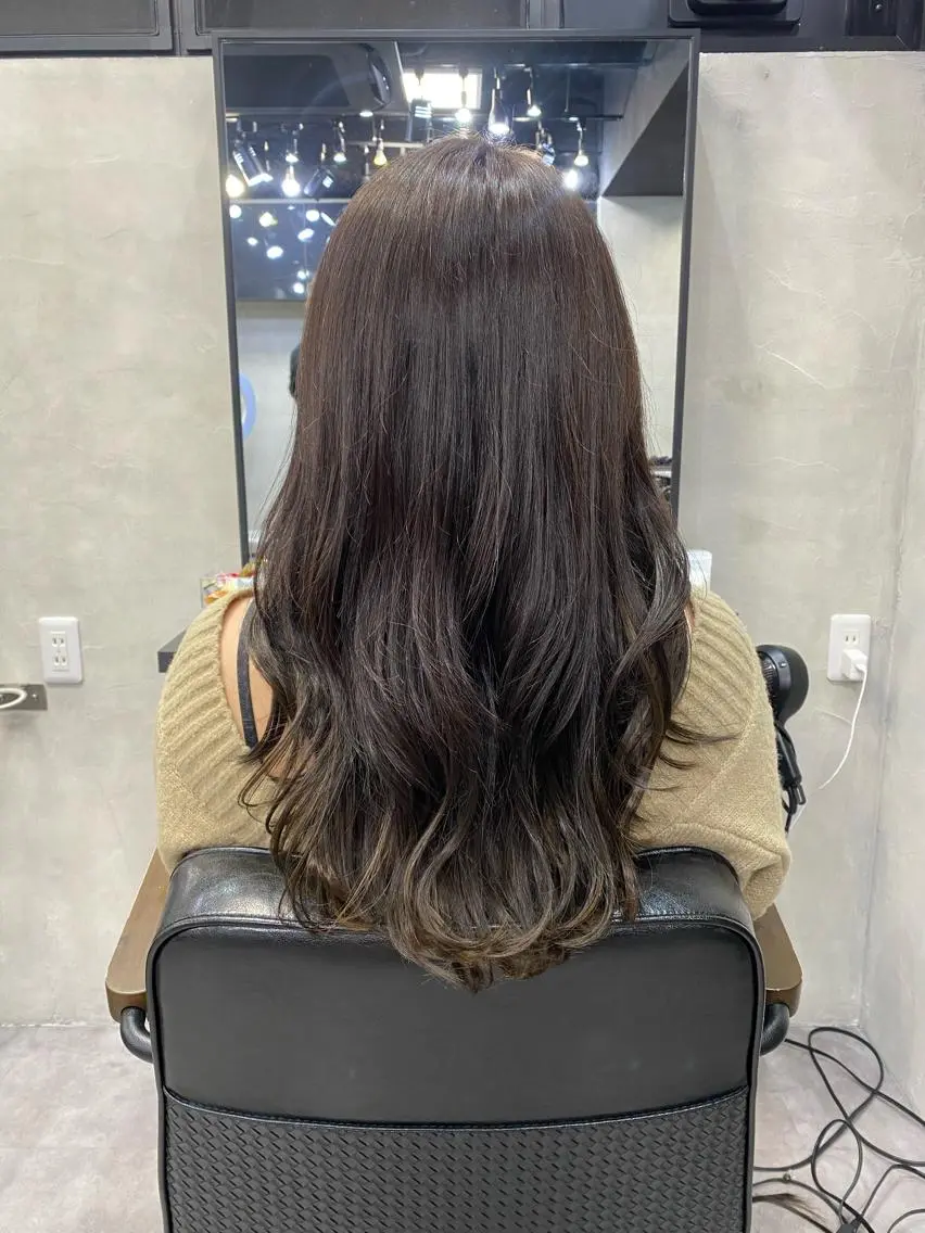 ロング カラー ヘアアレンジ ショートボブ シールエクステ バレイヤージュ 透明感カラー デザインカラー FAAM Tsuneのヘアスタイル