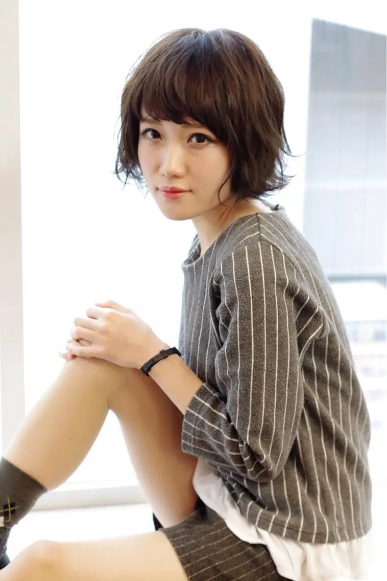 ショート カラー カット 松田 光雄のヘアスタイル