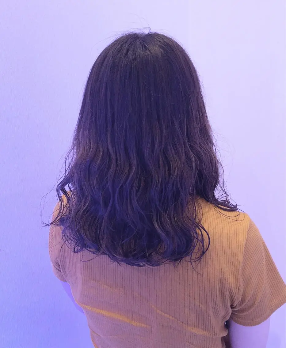 セミロング パーマ セミロングパーマ デジタルパーマ 白井 つづりのヘアスタイル