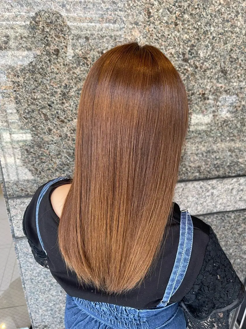 セミロング 縮毛矯正 generous Hiroのヘアスタイル