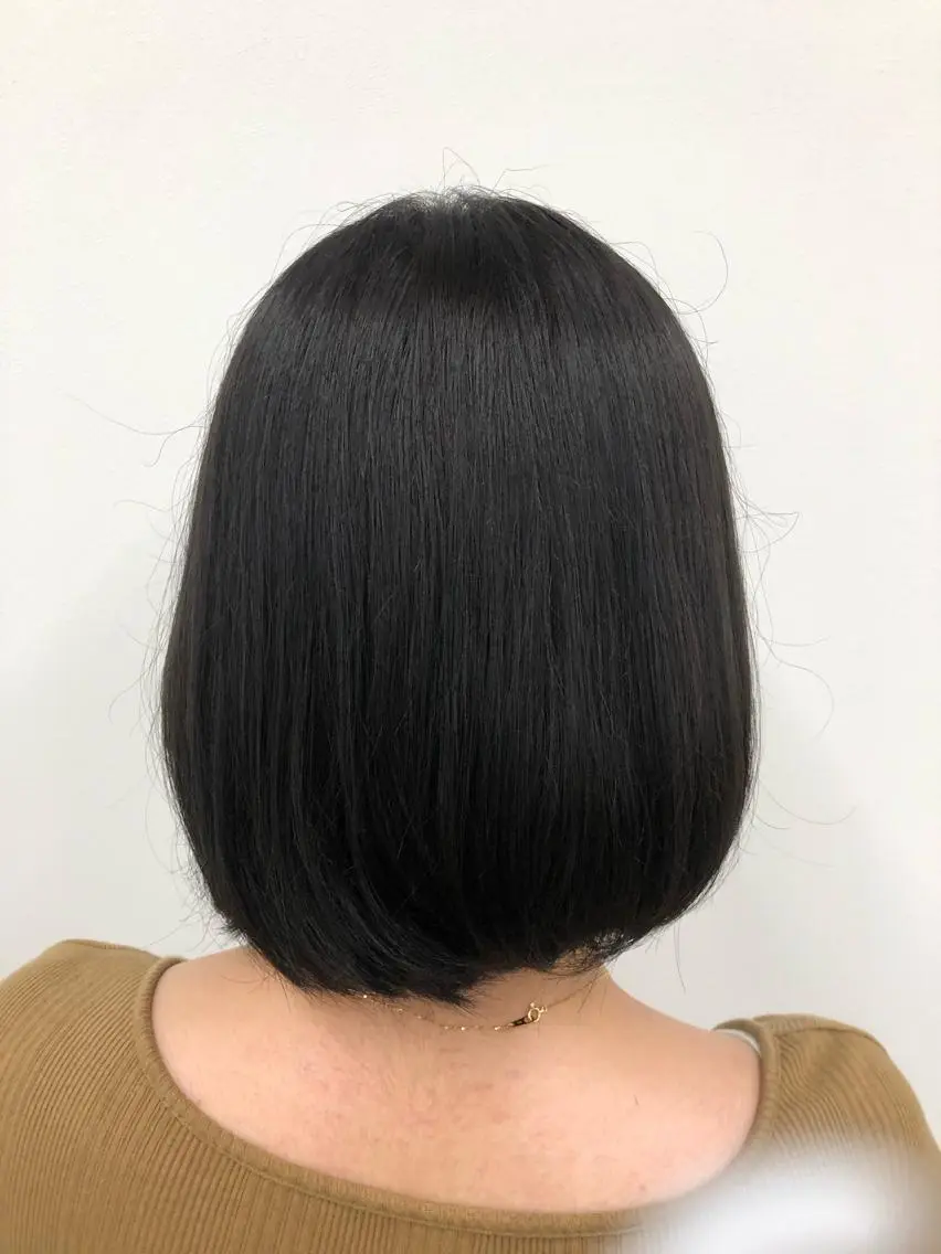 ショート カラー ヘアアレンジ ダークグレー 透明感/艶髪/💖 トレンドスタイル💖のヘアスタイル