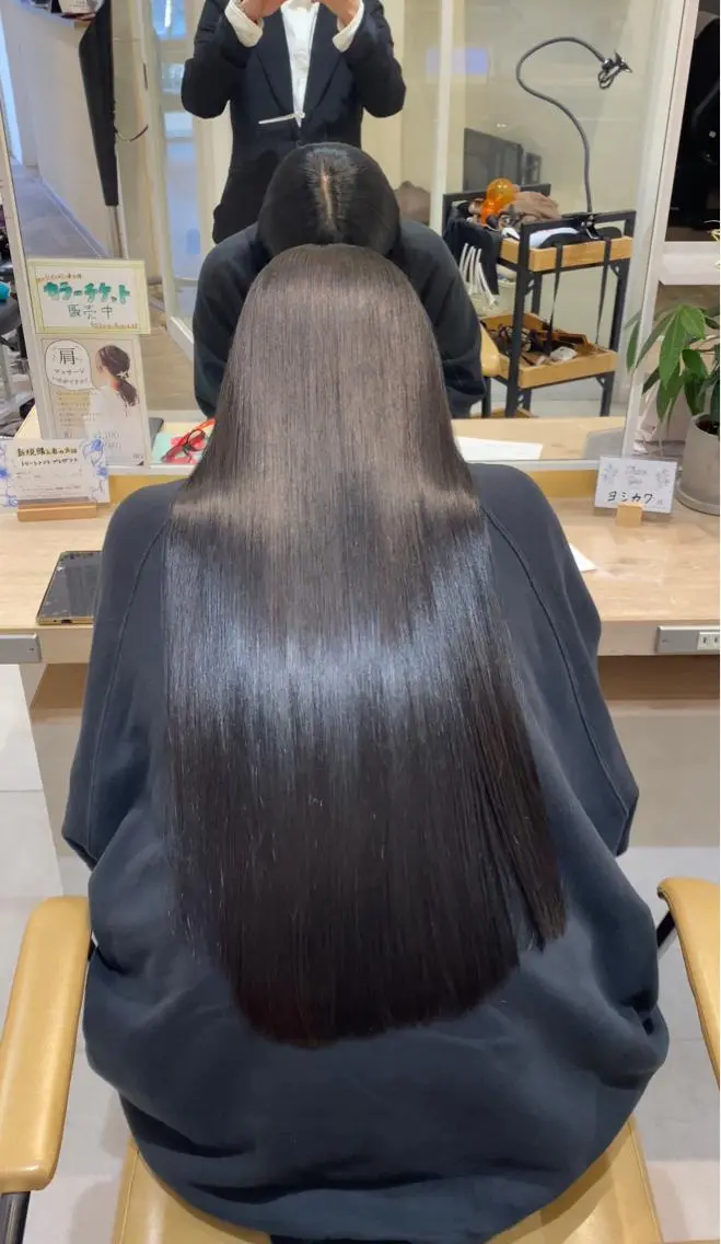 ロング 縮毛矯正 トリートメント ⭐️⭐️縮毛矯正の スペシャリスト松本✨のヘアスタイル
