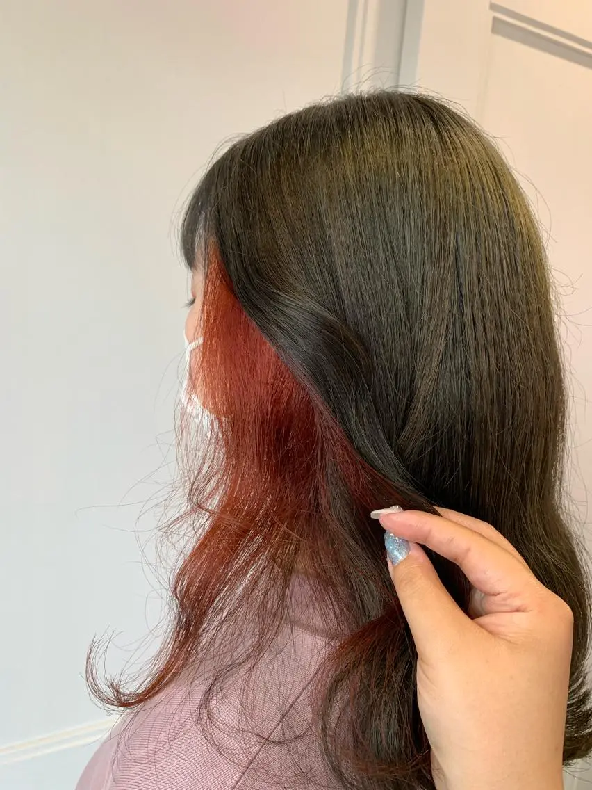 セミロング 坂 瑞希のヘアスタイル