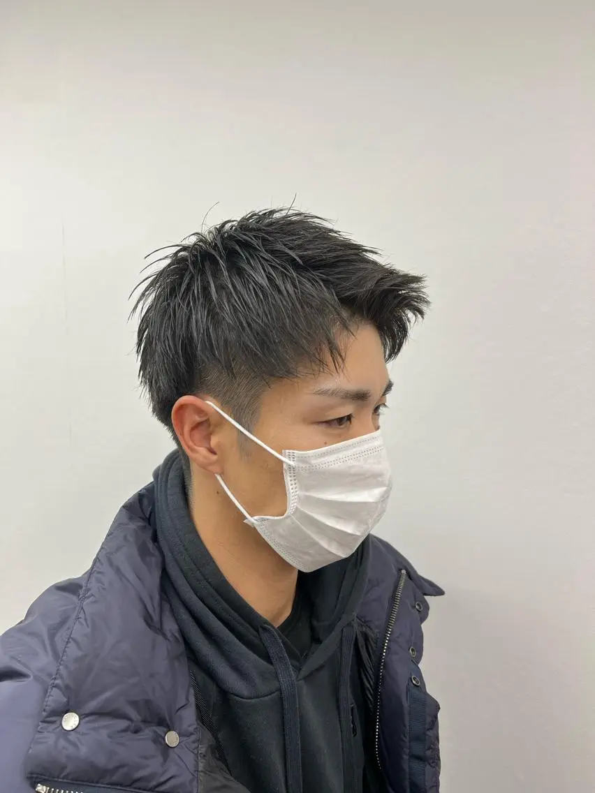 ショート メンズ 木下 紗綾のヘアスタイル
