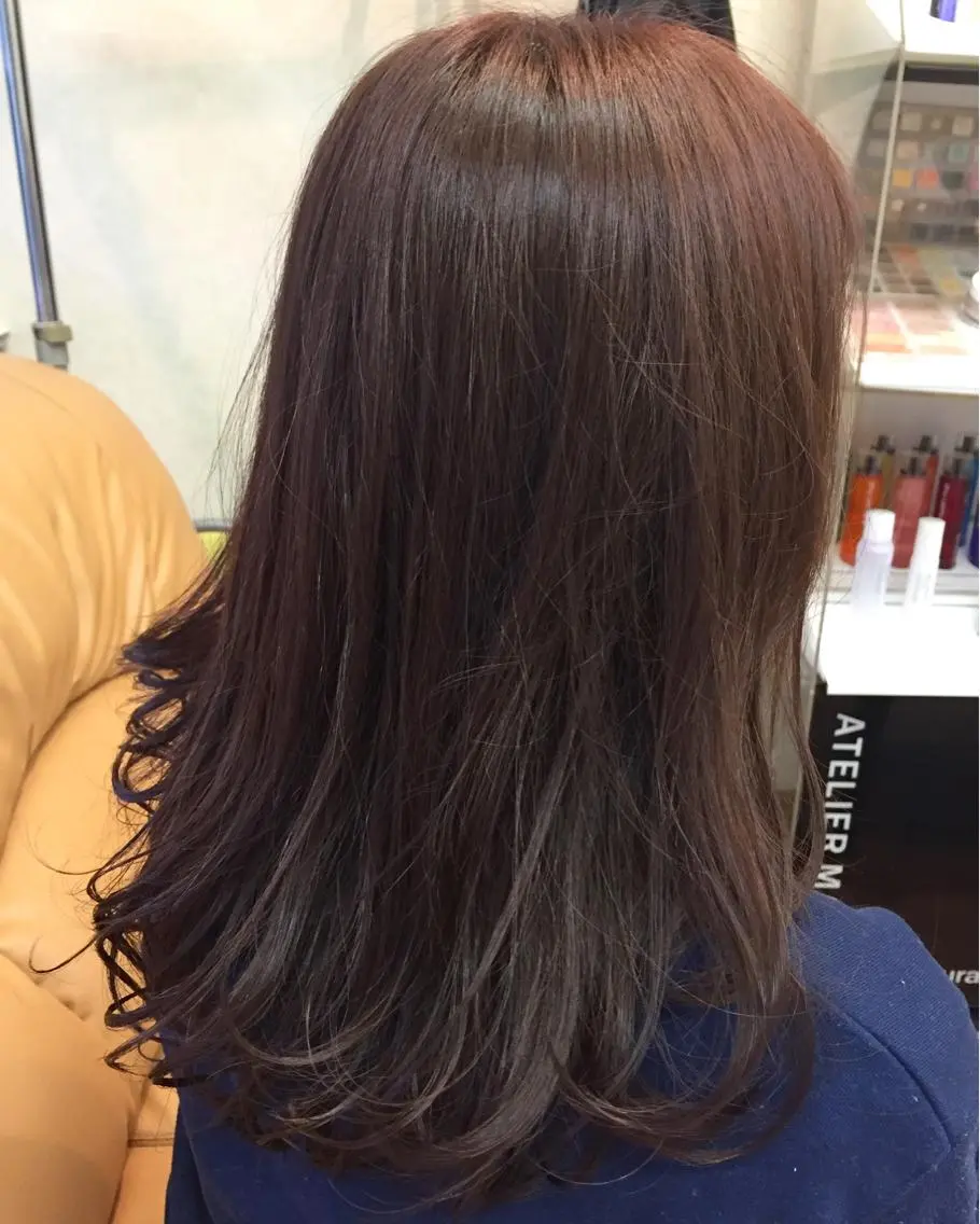 セミロング カラー YAP！HAIR トコツメアヤノのヘアスタイル