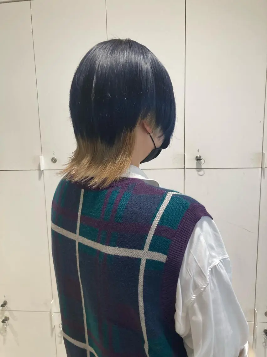ショート カラー ヘアカラー 透明感カラー🫧 nanohaのヘアスタイル