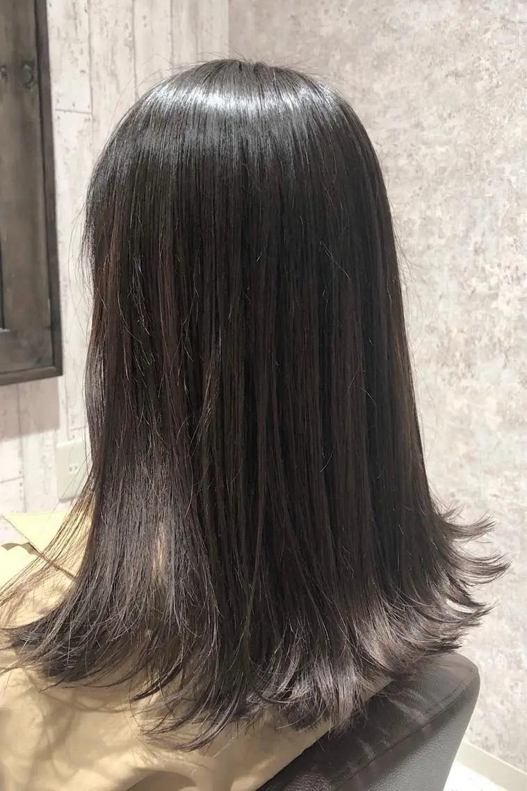 セミロング カラー グレージュ 🫟Blanco🫟 Color&Careのヘアスタイル