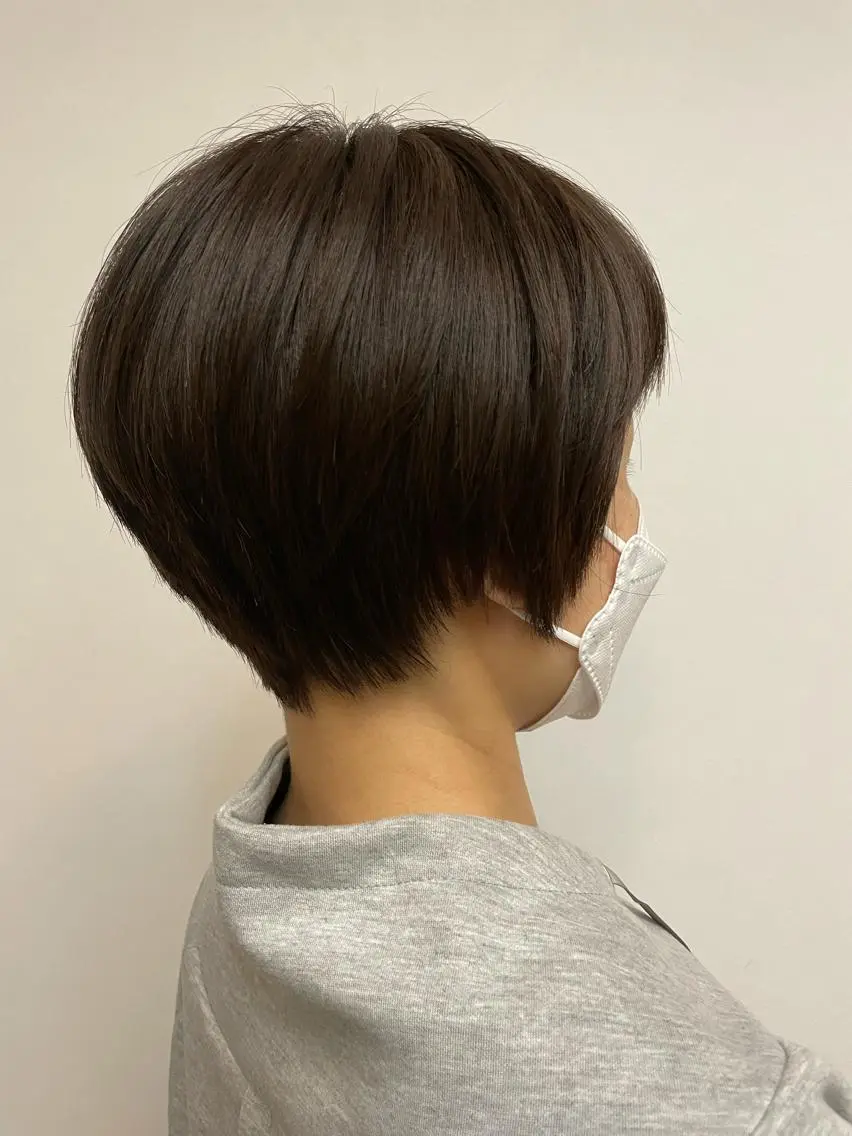 ショート ショートヘア 杉原 向日梨のヘアスタイル