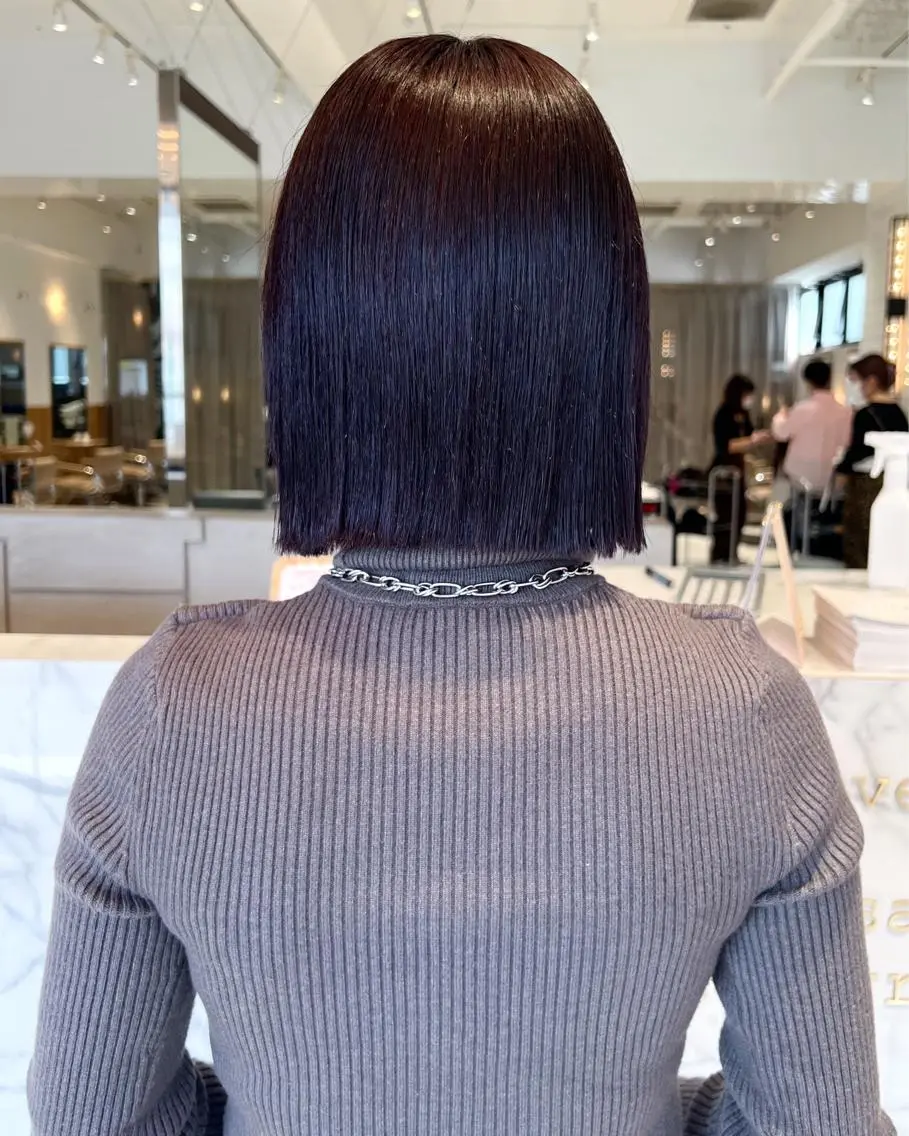 ショート カラー ボルドーカラー ♡ KANON ♡のヘアスタイル