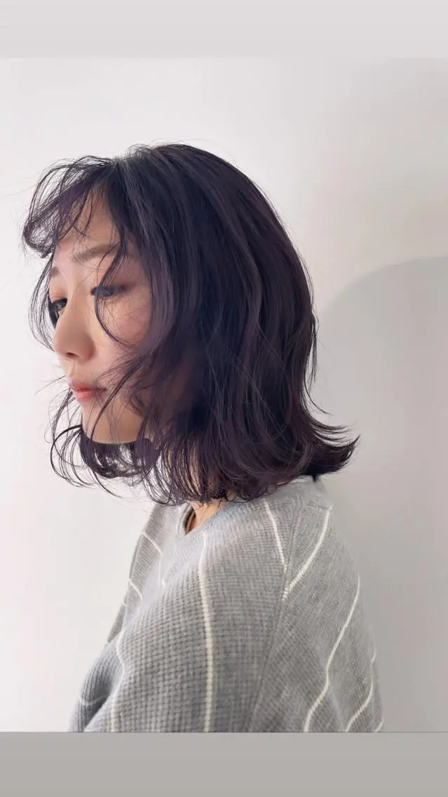 ミディアム カラー HIBIKI/原宿 ハッシュカット🪄のヘアスタイル