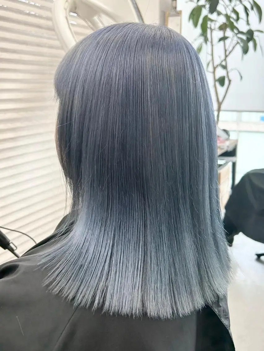 セミロング カラー ヘアカラー トリートメント 韓国/ハイトーン/ ボブ🎀MIKU🎀のヘアスタイル