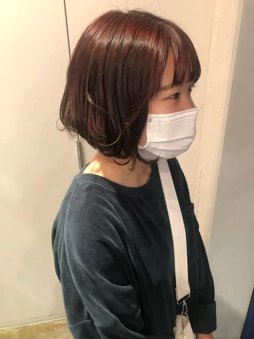 ショート カラー カット ヘアカラー トリートメント MIOベージュカラー 柔らかいカラーのヘアスタイル